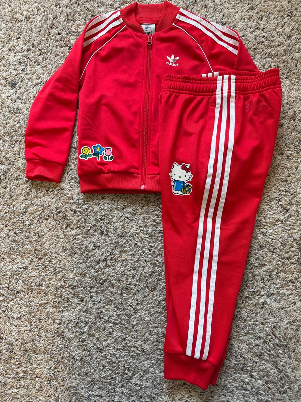 Rare Adidas x Hello Kitty Kids Tracksuit (2XS)